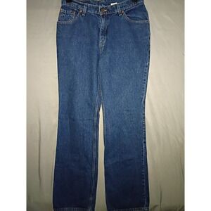 Vintage Levis 517 Bootcut Jeans Juniors 13 Long Blue Western Cowgirl Paper Tag